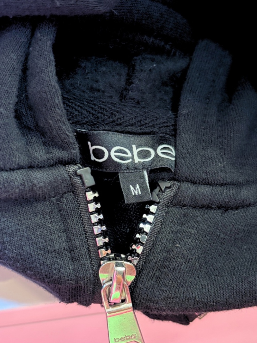 Bebe Y2k Rhinestone Crop Jacket - Picture 2 of 2